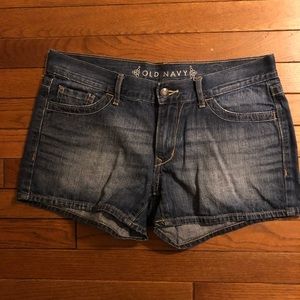 Jean shorts. Size 8.